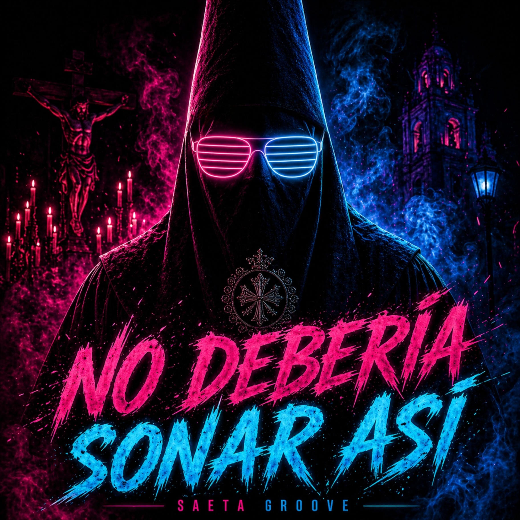 Portada del álbum No debería sonar así de Saeta Groove
